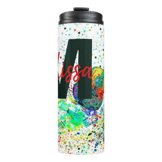 Gepersonaliseerde gitaren en snoeren, gespaard The Thermosbeker (Voorkant)