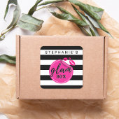 Gepersonaliseerde Glam Box Stickers