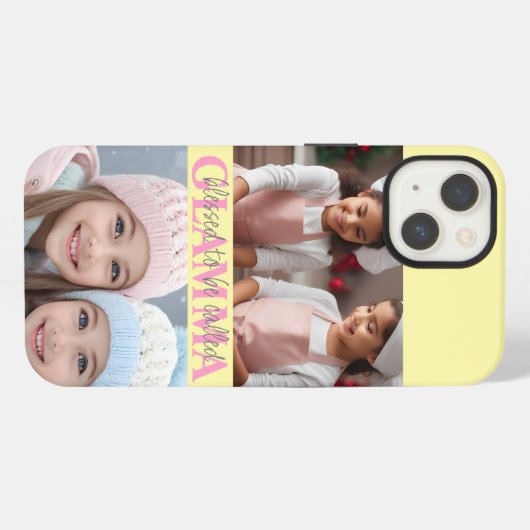 Gepersonaliseerde Glamma iPhone Hoesje (Achterkant horizontaal)