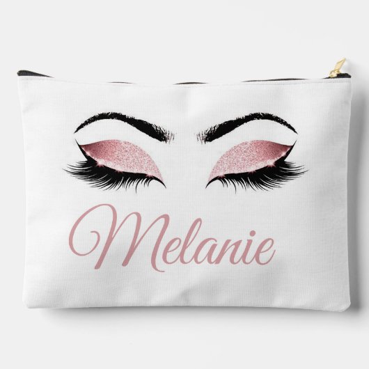 Gepersonaliseerde glamour ogen etui (Achterkant)