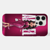 Gepersonaliseerde Glamour Queen telefoonhoesje iPhone Hoesje (Achterkant horizontaal)