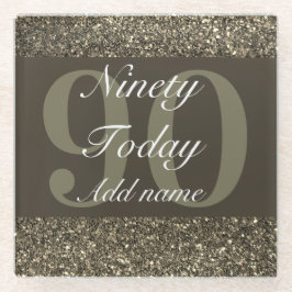 Gepersonaliseerde glamoureuze speciale onderzetter