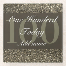 Gepersonaliseerde glamoureuze speciale onderzetter