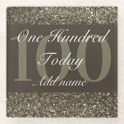 Gepersonaliseerde glamoureuze speciale onderzetter (Voorkant)