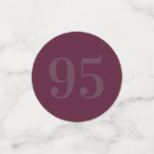 Gepersonaliseerde glamoureuze tafel confetti 95th (Kleine voorkant)