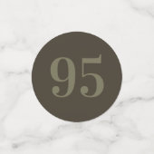 Gepersonaliseerde glamoureuze tafel confetti 95th (Kleine voorkant)