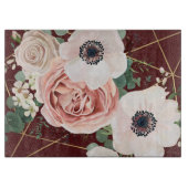 Gepersonaliseerde Glas Snijden Geometrische Tuinwi Snijplank (Voorkant)