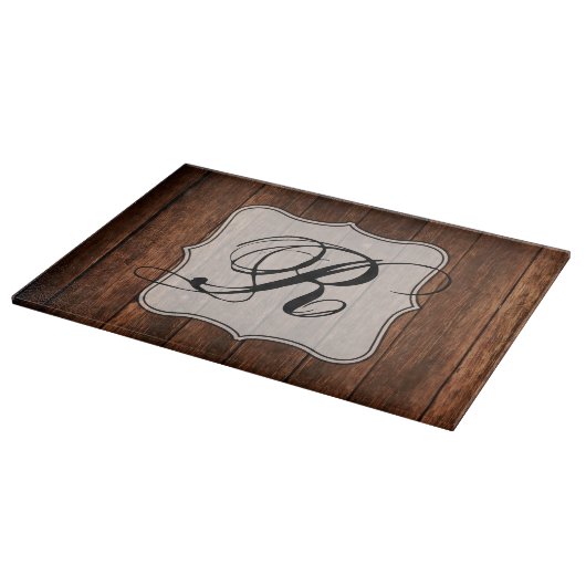 Gepersonaliseerde Glas Snijden Schuur Hout Country Snijplank (Hoek)