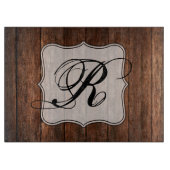 Gepersonaliseerde Glas Snijden Schuur Hout Country Snijplank (Voorkant)