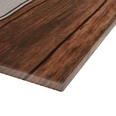 Gepersonaliseerde Glas Snijden Schuur Hout Country Snijplank (Hoek)