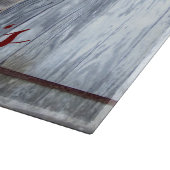 Gepersonaliseerde Glas Snijden Witte Wash Hout Sch Snijplank (Hoek)