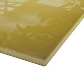 Gepersonaliseerde Glass Cutting Sunny Morning Boer Snijplank (Hoek)