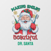 Gepersonaliseerde glimlach mooi maken raamsticker (Vel)