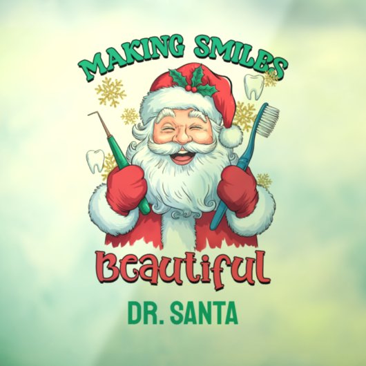 Gepersonaliseerde glimlach mooi maken raamsticker (Vel 3)