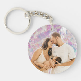 Gepersonaliseerde Glitter Keyring met Aangepaste F Sleutelhanger