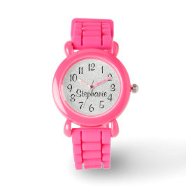 Gepersonaliseerde glitter-look horloge