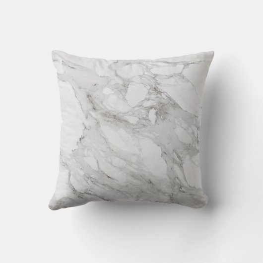 Gepersonaliseerde Glitter Marble Gold Kussen (Achterkant)