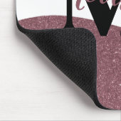 Gepersonaliseerde glitter muismat (Hoek)