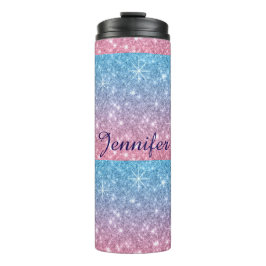 GEPERSONALISEERDE GLITTER STYLE TUMBLER THERMOSBEKER