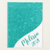 Gepersonaliseerde glitters planner (Voorkant)