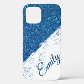 Gepersonaliseerde glitterspray Case-Mate iPhone case (Achterkant)