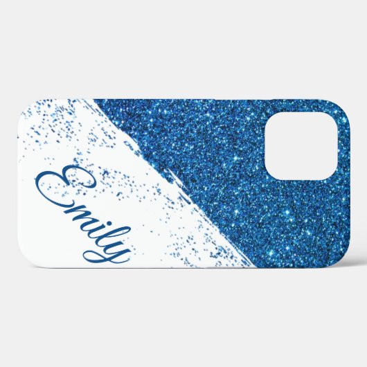 Gepersonaliseerde glitterspray Case-Mate iPhone case (Achterkant (horizontaal))