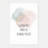 Gepersonaliseerde glutenvrije ticky post-it® notes (Voorkant)