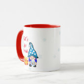 Gepersonaliseerde Gnome Boy Hot Chocolate Mok (Voorkant links)