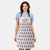 Gepersonaliseerde Gnome Made Christmas Holiday Sch Schort (Gedragen)