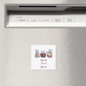Gepersonaliseerde gnome Sweet Gnome Baking Gnomen Magneet (Insitu (Vaatwasser))