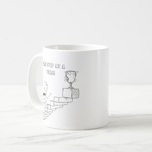 Gepersonaliseerde Goal Tracker Mok (Voorkant links)