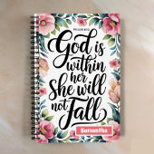 Gepersonaliseerde God bevindt zich in haar Christe Notitieboek