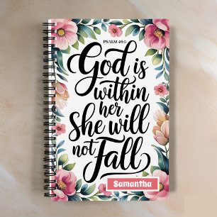 Gepersonaliseerde God bevindt zich in haar Christe Notitieboek