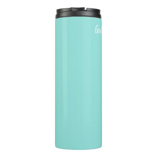 Gepersonaliseerde God zegt dat je bent, Schriften Thermosbeker (Achterkant)