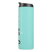 Gepersonaliseerde God zegt dat je bent, Schriften Thermosbeker (Geroteerd rechts)