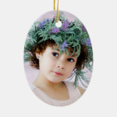 Gepersonaliseerde godmoeder Baptisme Gift Keramisch Ornament (Achterkant)