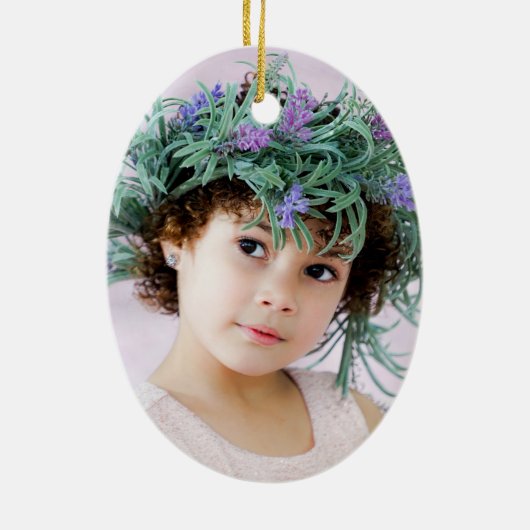 Gepersonaliseerde godmoeder Baptisme Gift Keramisch Ornament (Achterkant)