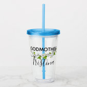 Gepersonaliseerde Godmoeder Cup Acryl Drinkbeker (Voorkant)
