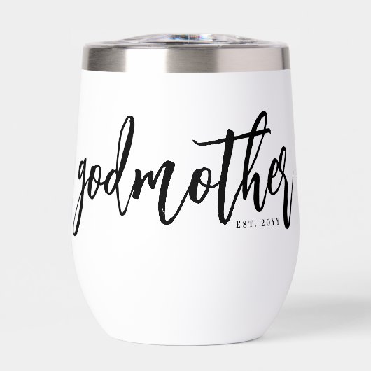Gepersonaliseerde Godmother Brush Script Typografi (Voorkant)