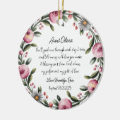 Gepersonaliseerde Godmother doop Dank u Ornament (Links)