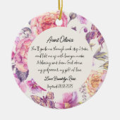 Gepersonaliseerde Godmother doop Dank u Ornament (Voorkant)