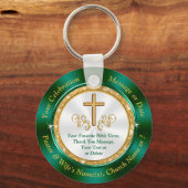 Gepersonaliseerde, godsdienstige partijvoordelen v sleutelhanger (Voorkant)