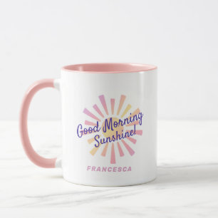 Gepersonaliseerde Goedemorgen Zonneschijn Kinder p Mok