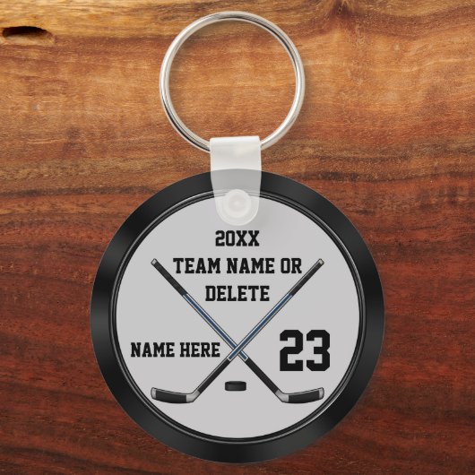 Gepersonaliseerde, goedkope hockey geschenken. Hoc Sleutelhanger (Voorkant)