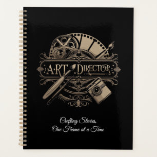 Gepersonaliseerde Gold Art Director Planner
