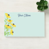 Gepersonaliseerde Golden Black Eyed Susan bloemen Post-it® Notes (Kantoor)