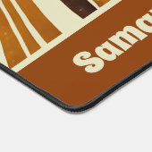 Gepersonaliseerde Golden  Boho Sun Gift Bureaumat (Hoek)