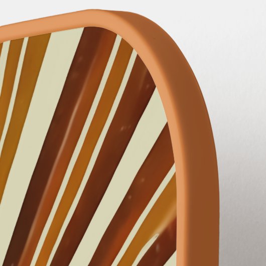 Gepersonaliseerde Golden  Boho Sun Gift Pickleball Paddle (Links Detail)