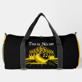 Gepersonaliseerde Golden Bowling Team Design Plunjezak (Achterkant)