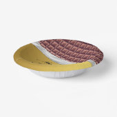 Gepersonaliseerde Golden Chocolate Snoep Bar Party Papieren Kommen (Gebogen)